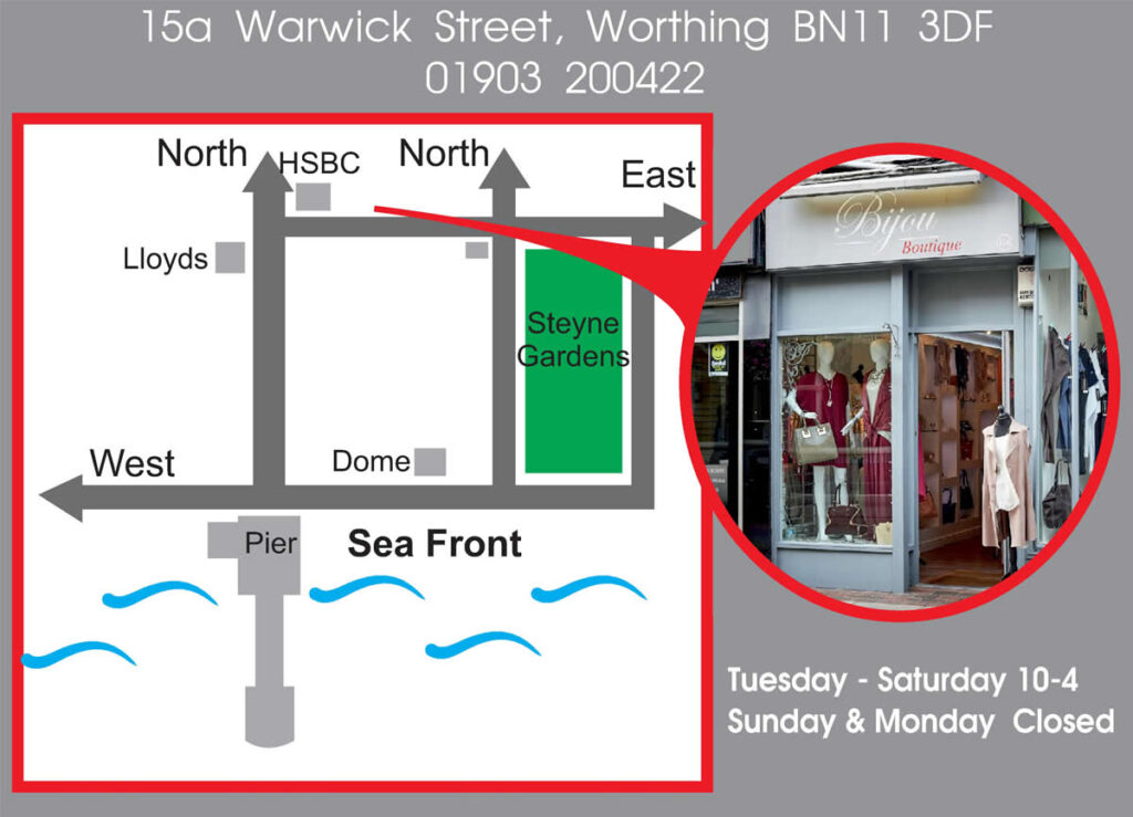 Fashion Boutique Sussex - Bijou Boutique Worthing West Sussex