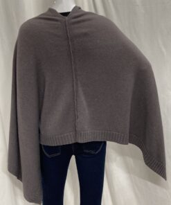 Poncho Back Charcoal