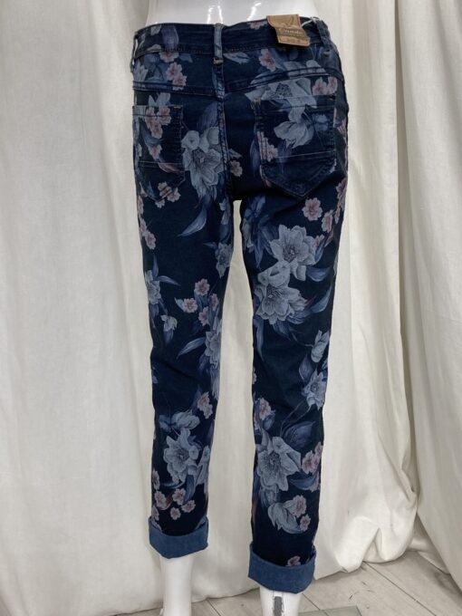 Rev Flower Jean Back Denim