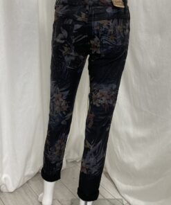 Rev Flower Jean Turnup Back