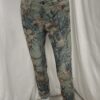 Rev Flower Jean Turnup Green