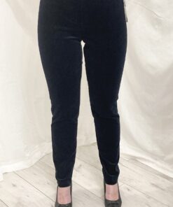 Robell Bella In Needlecord Regular Leg 31" Slim Fit And A Straight Leg In Navy Size 16 (42)
