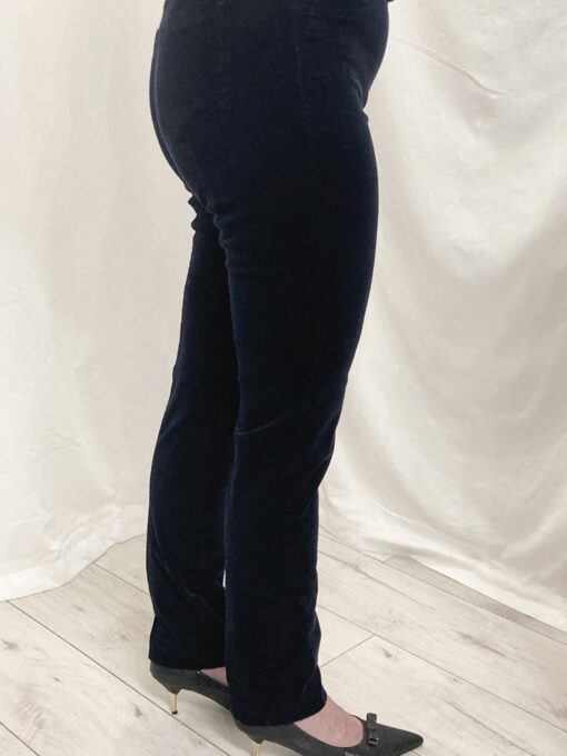Robell Bella In Needlecord Regular Leg 31" Slim Fit And A Straight Leg In Navy Size 16 (42) - Image 2