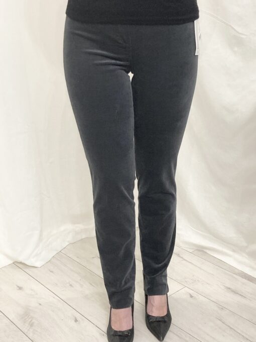 Robell Marie In Velvet Regular Leg 31" Slim Fit And A Straight Leg In Grey Size 10 (36) - Image 2