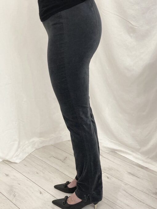 Robell Marie In Velvet Regular Leg 31" Slim Fit And A Straight Leg In Grey Size 10 (36)