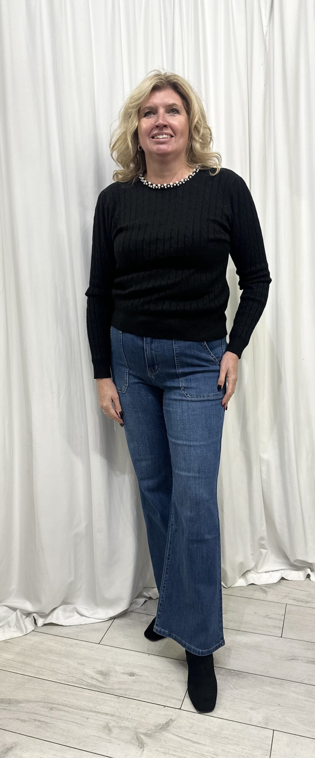 Toxic 3 Denim Jeans in a Wide Leg